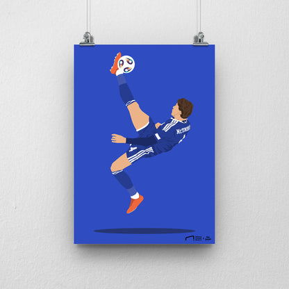 Scott McTominay Scotland Print - DanDesignsGB