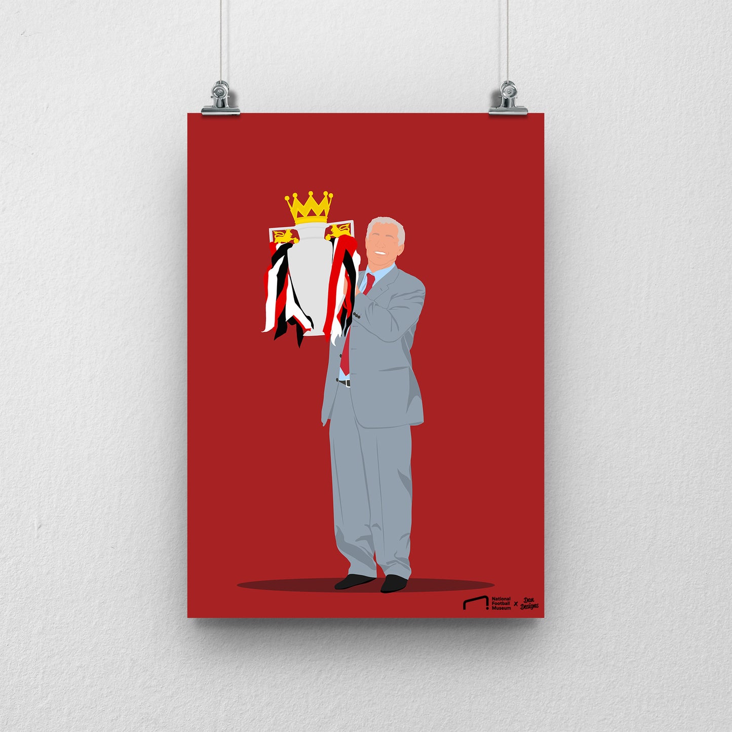 Sir Alex Ferguson Print - DanDesignsGB