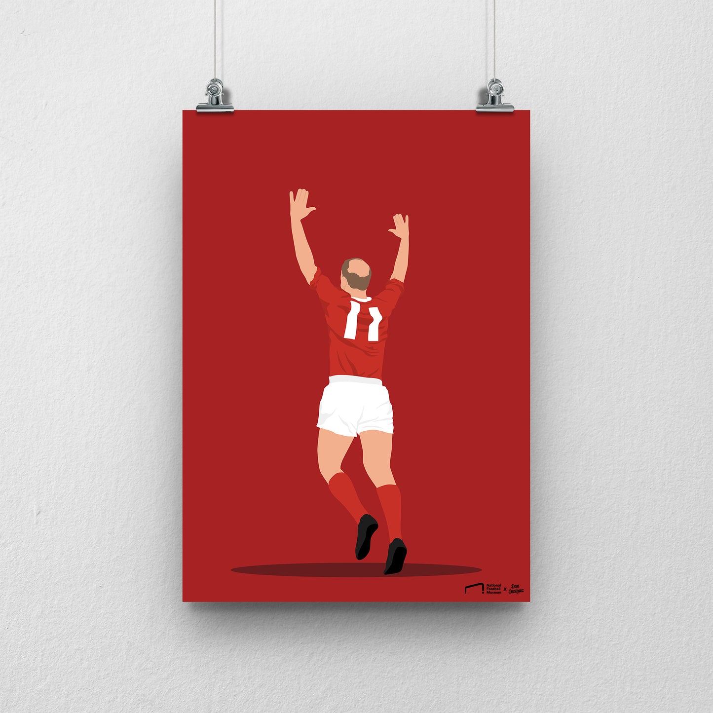 Sir Bobby Charlton Print - DanDesignsGB