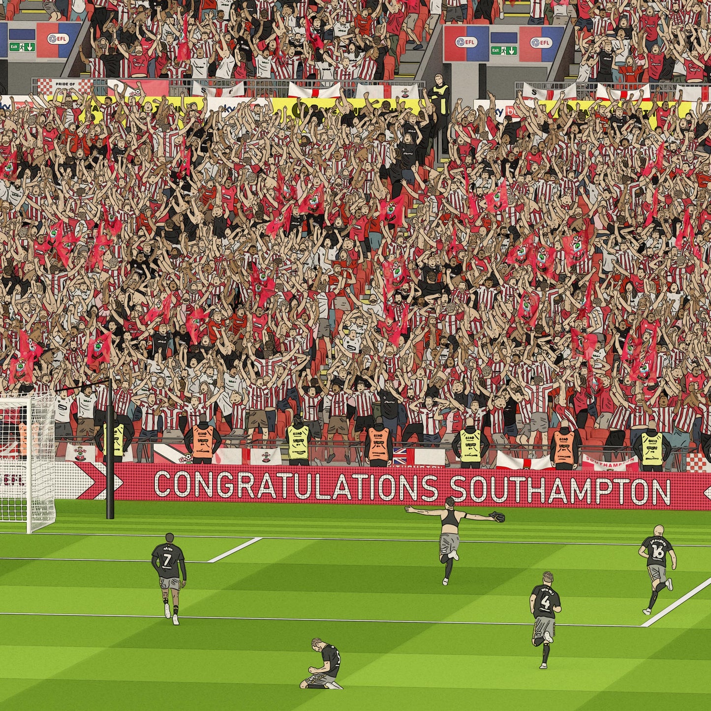 Southampton Play-Off Final 2024 Print