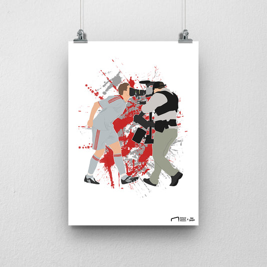 Steven Gerrard Print - DanDesignsGB