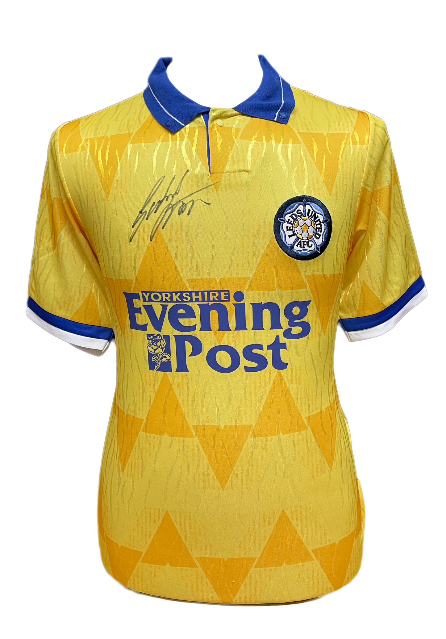 Gordan Strachan Signed Leeds Shirt