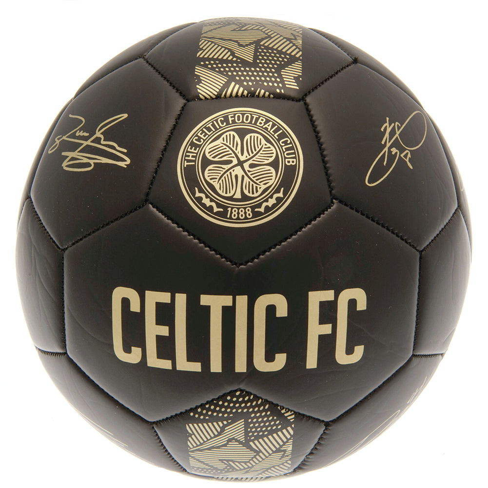 Celtic Signature Football Black – National Football Museum Shop