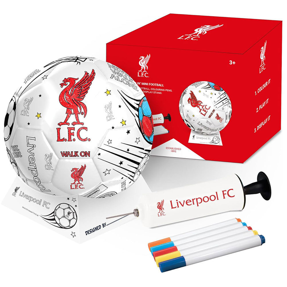 Liverpool Colour in Football Set – National Football Museum Shop