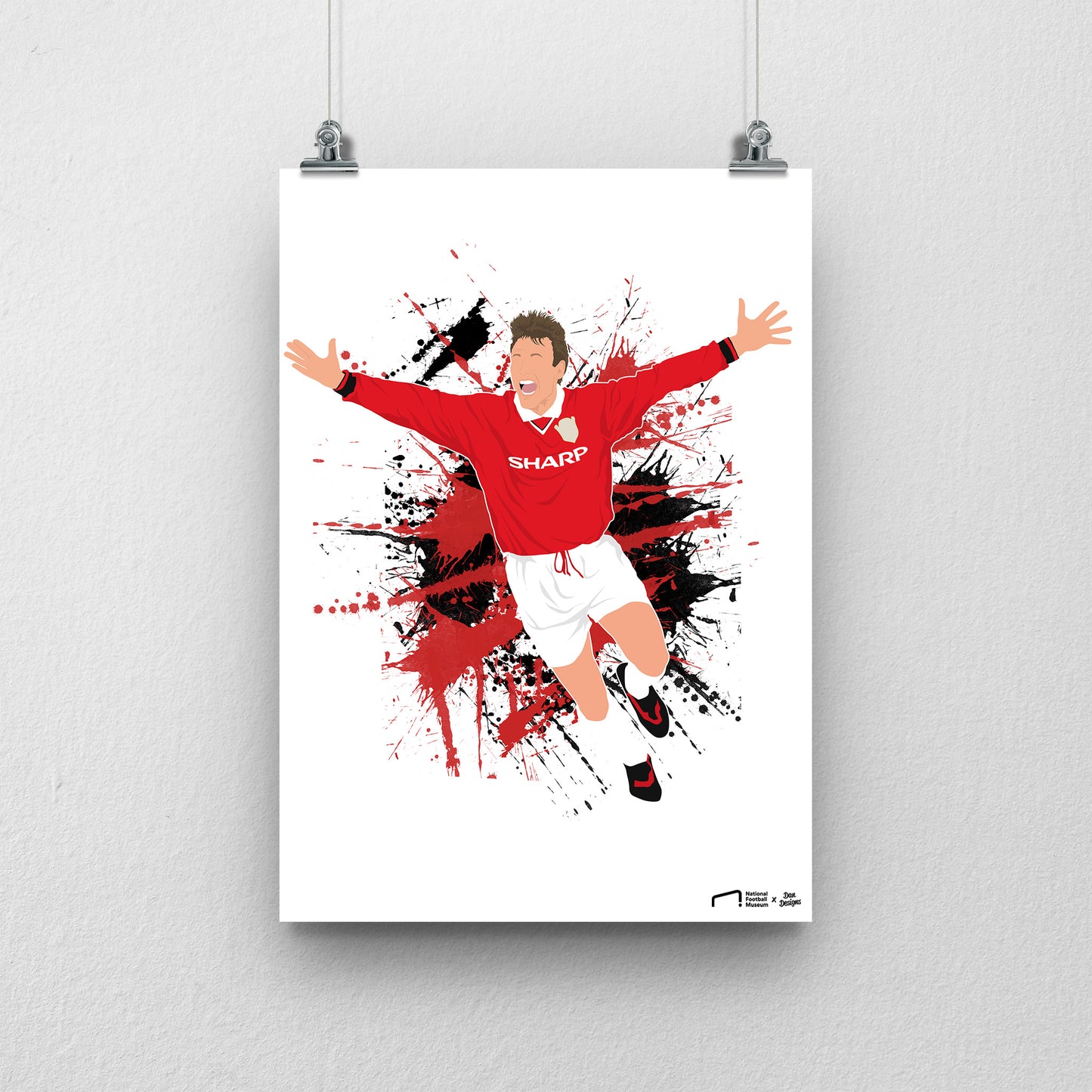 Teddy Sheringham Print - DanDesignsGB