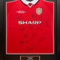 1999 Champions League Final replica shirt signed by 12