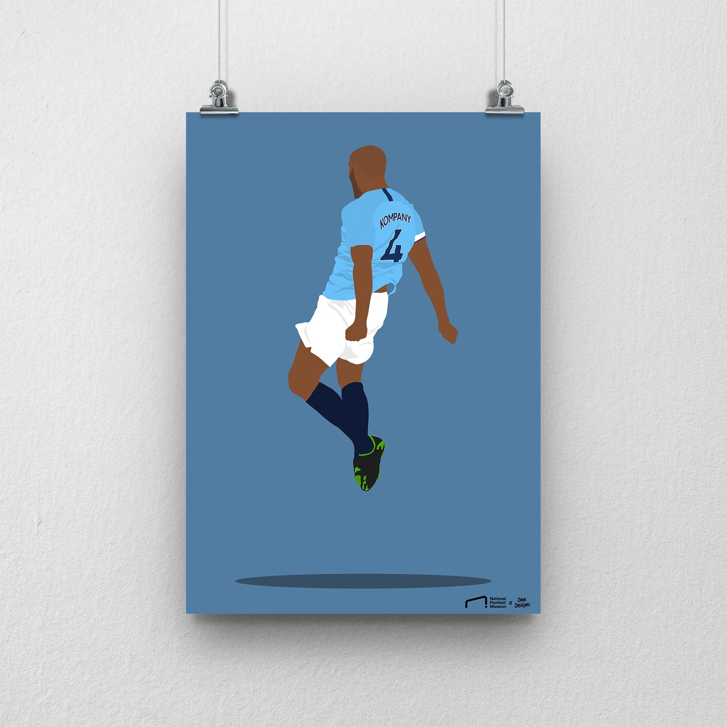 Vincent Kompany Print - DanDesignsGB