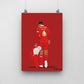 Virgil Van Dijk Print - DanDesignsGB