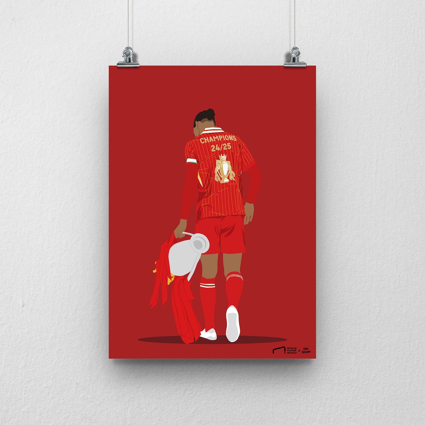 Virgil Van Dijk Print - DanDesignsGB