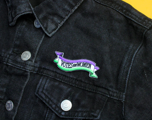 Votes for Women Banner Patch - The Manchester Shop