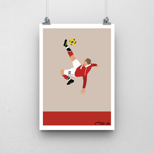 Wayne Rooney United Print - DanDesignsGB