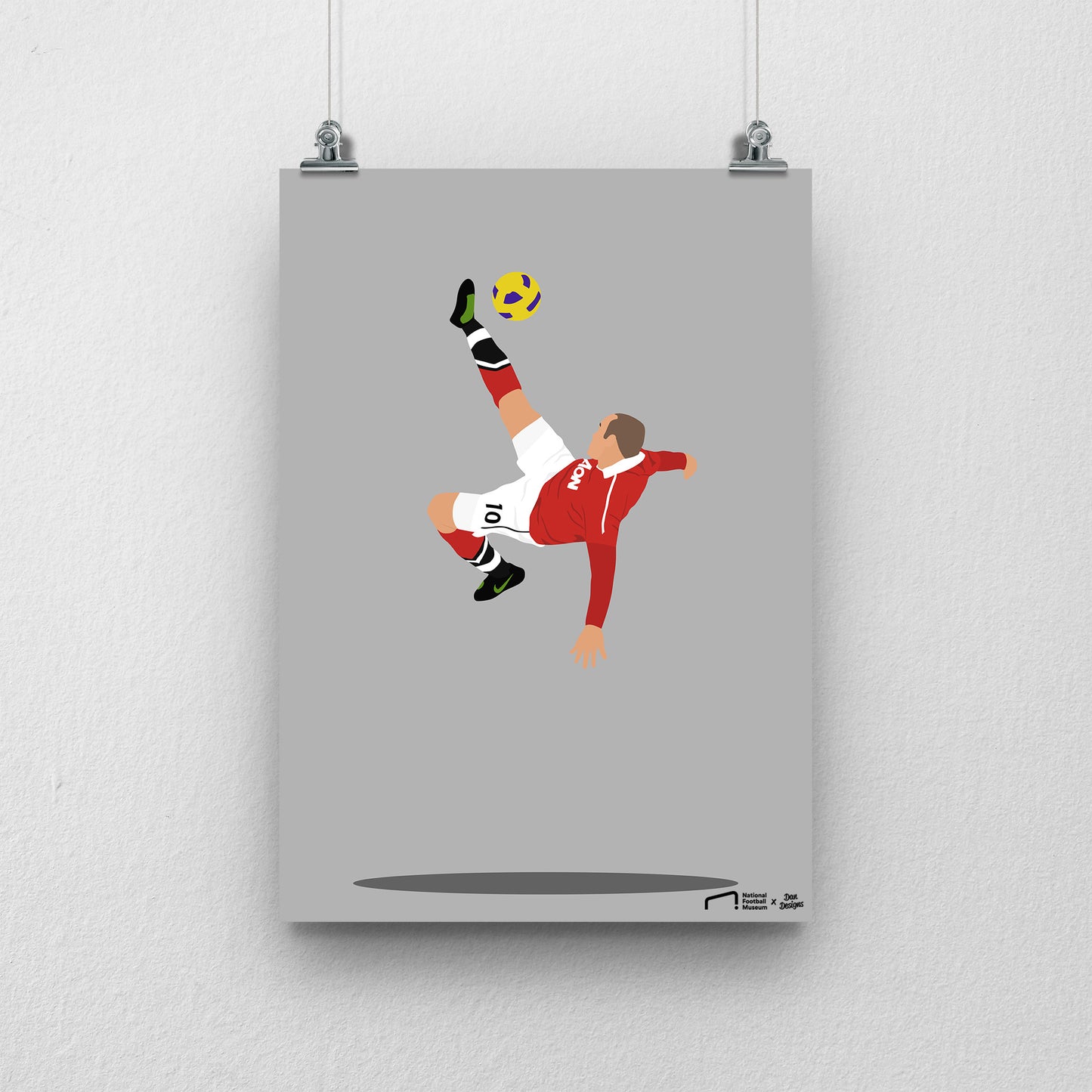 Wayne Rooney United Print - DanDesignsGB