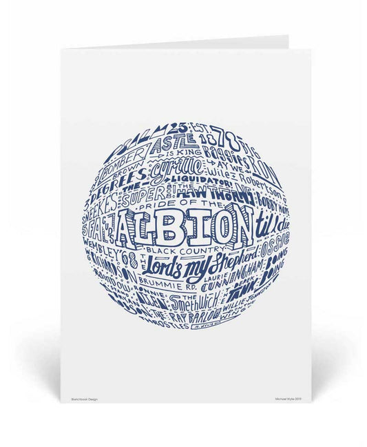 Sketch Book - West Brom Card