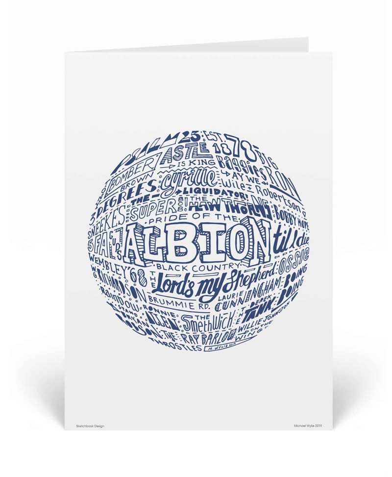 Sketch Book - West Brom Card