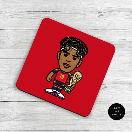 Lamine Yamal Spain Coaster