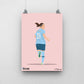 Yui Hasegawa Manchester City Print - DanDesignsGB