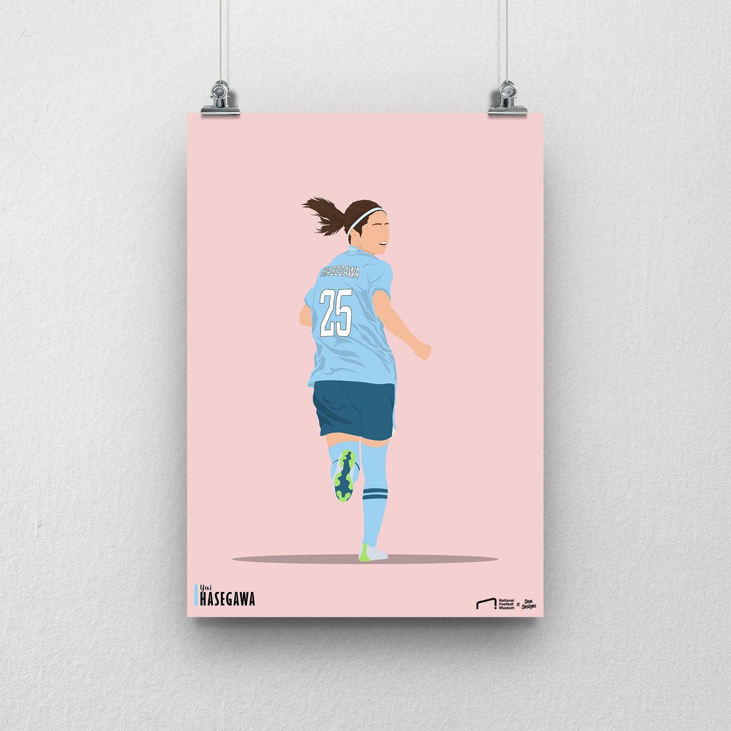 Yui Hasegawa Manchester City Print - DanDesignsGB