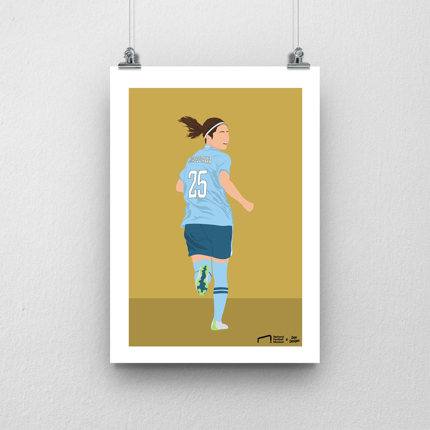 Yui Hasegawa Manchester City Print - DanDesignsGB