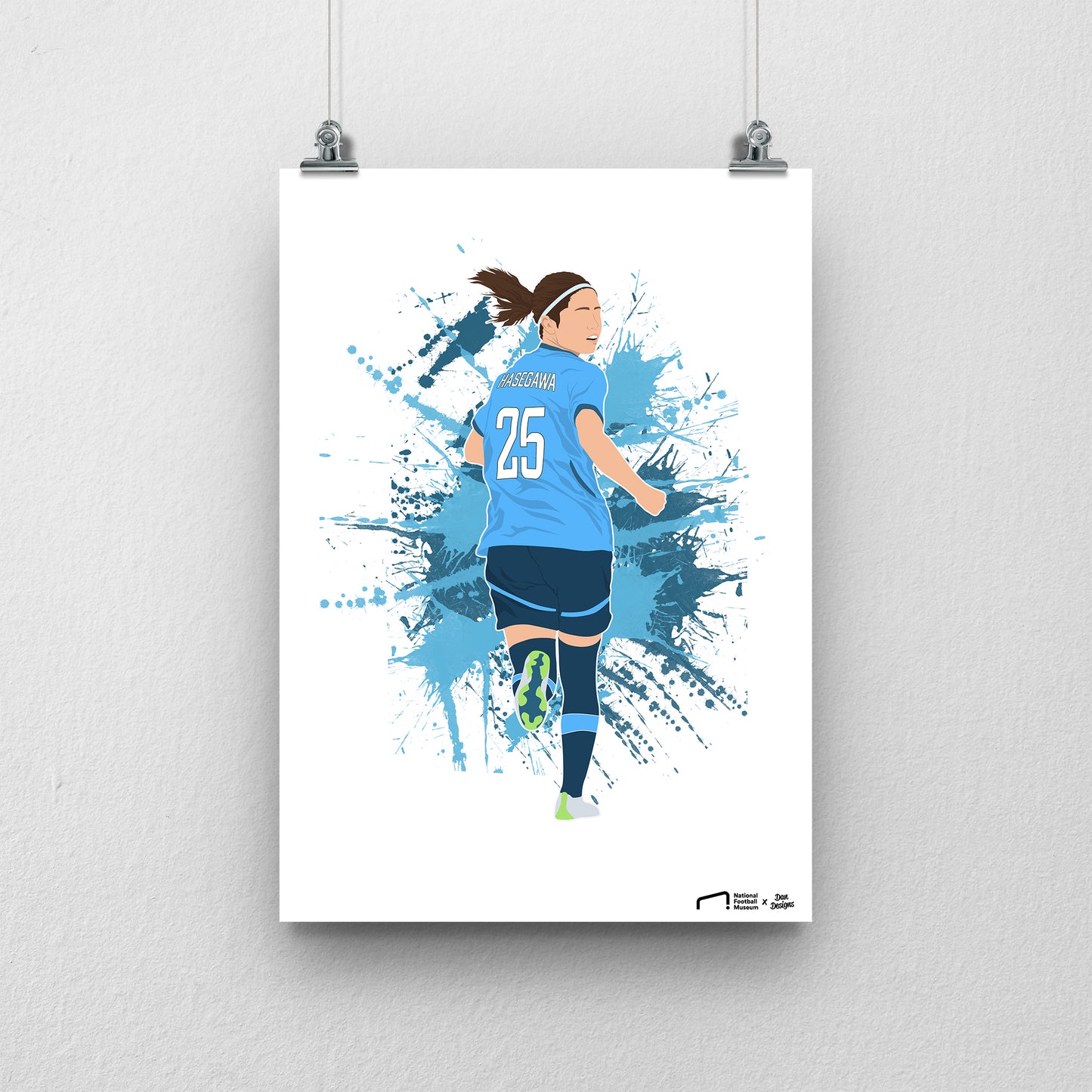 Yui Hasegawa Manchester City Print - DanDesignsGB