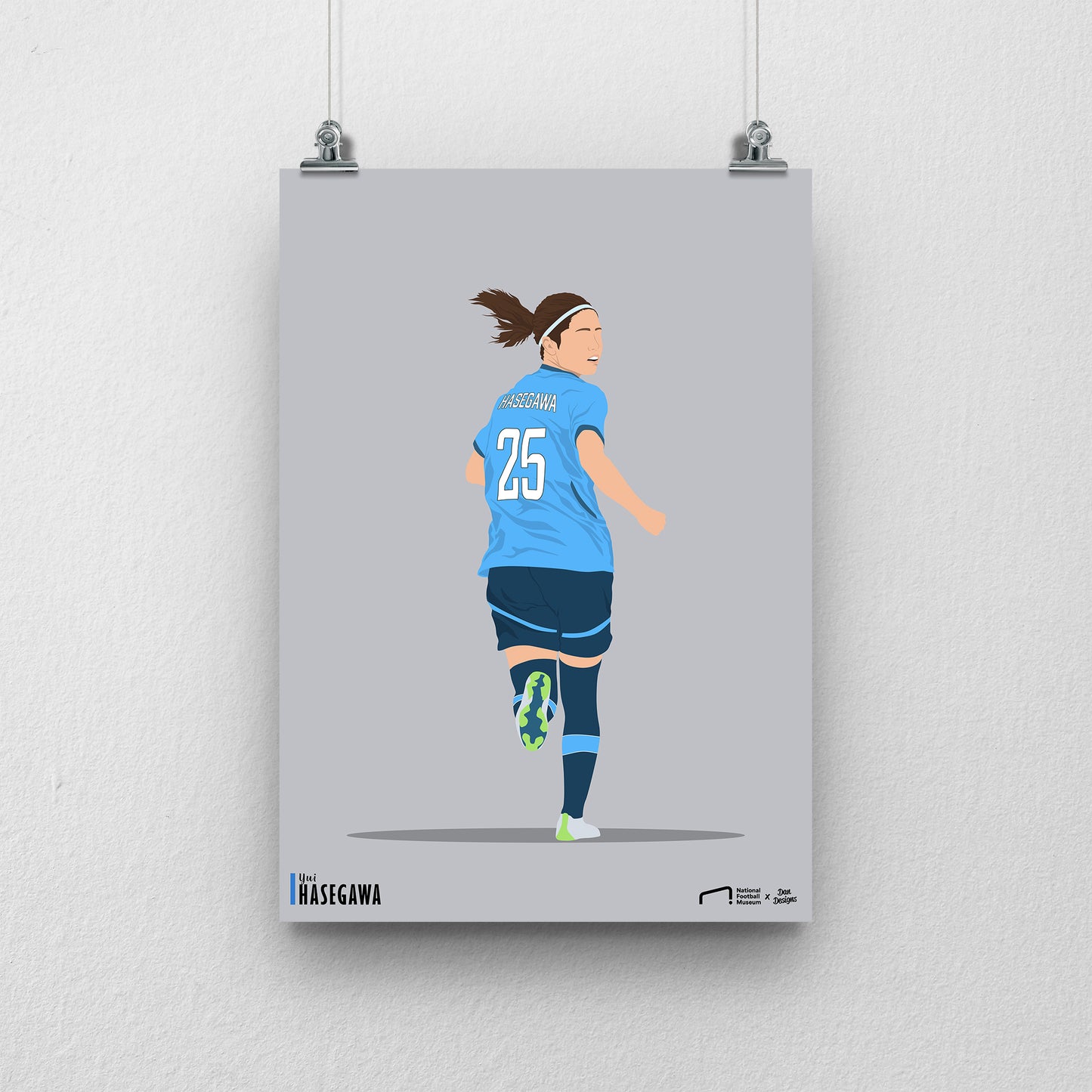 Yui Hasegawa Manchester City Print - DanDesignsGB