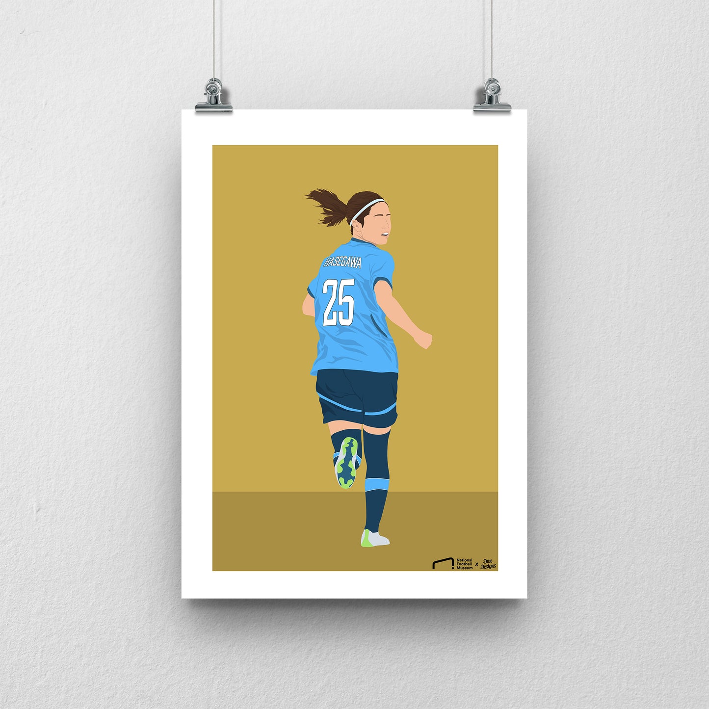 Yui Hasegawa Manchester City Print - DanDesignsGB