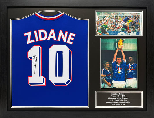 Zinedine Zidane Signed France Shirt