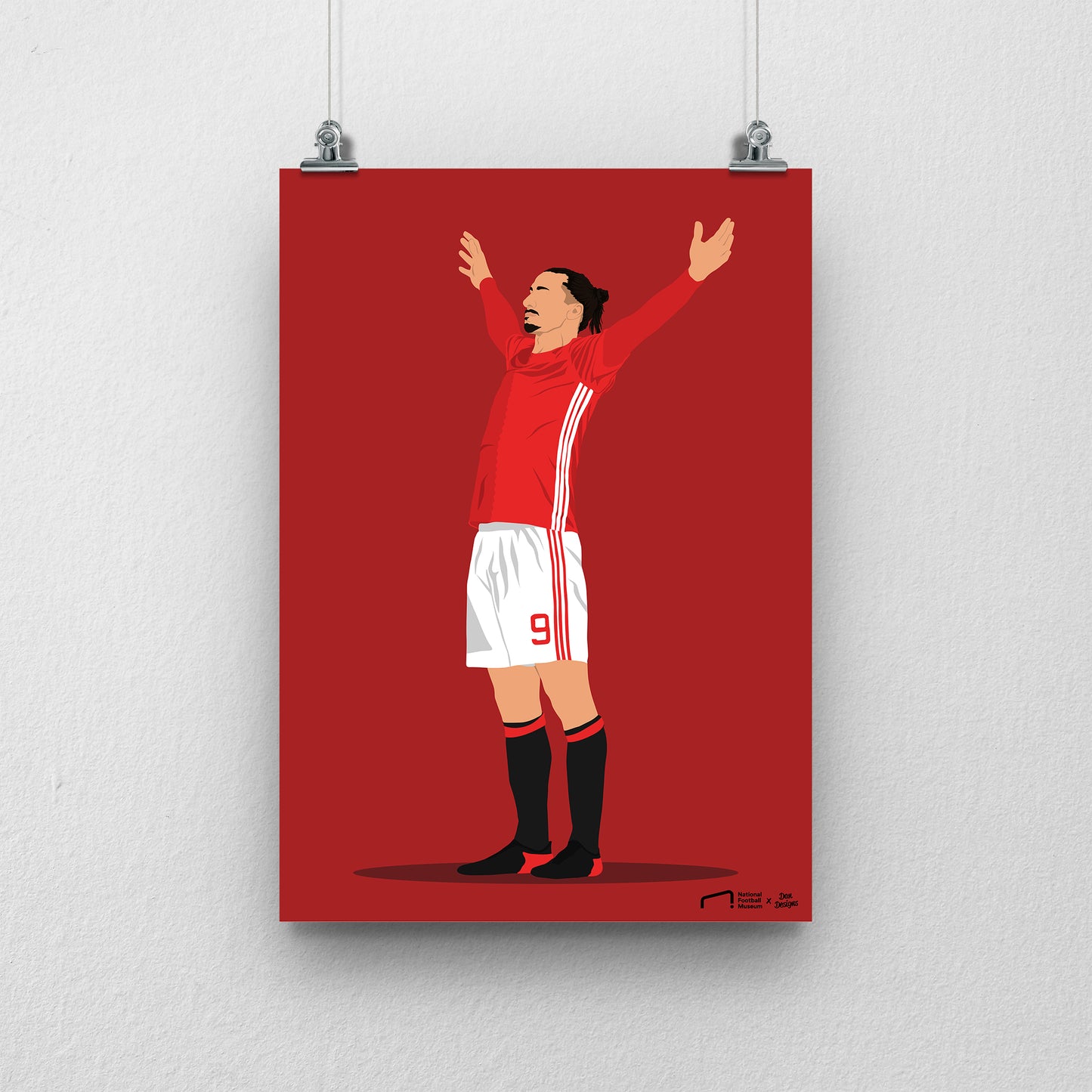 Zlatan Ibrahimovic Print - DanDesignsGB