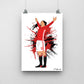 Zlatan Ibrahimovic Print - DanDesignsGB