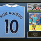 Sergio Aguero Signed Manchester City Shirt