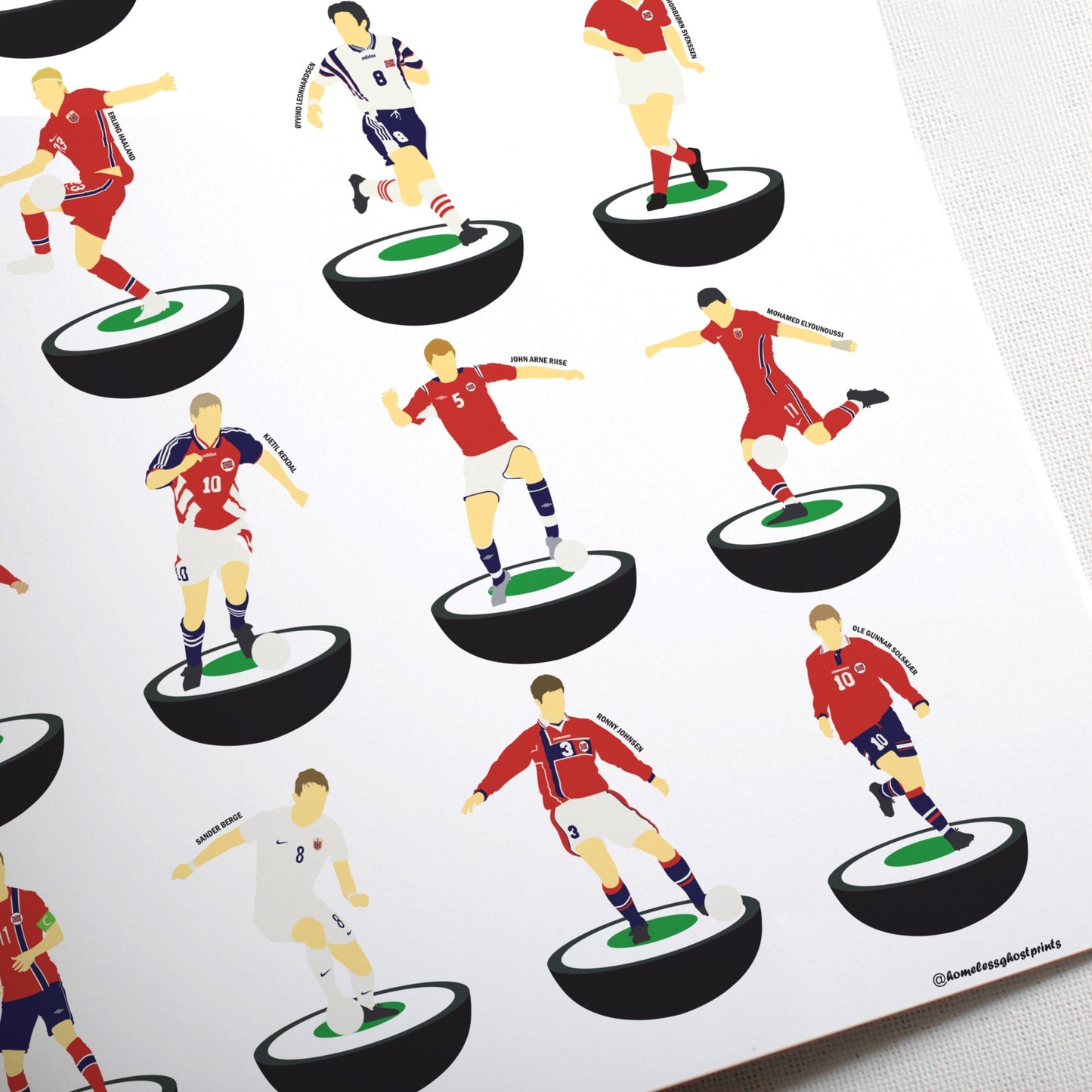 Norway Subbuteo Print
