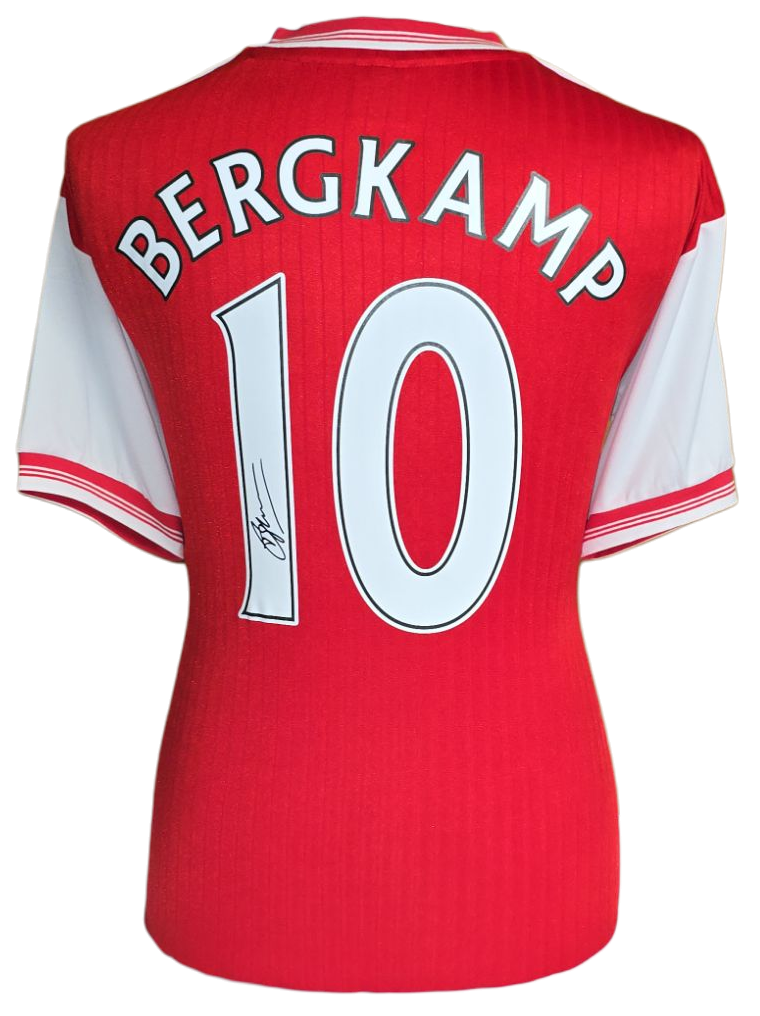Dennis Bergkamp Arsenal Match Worn Arsenal Shirts Dennis Bergkamp