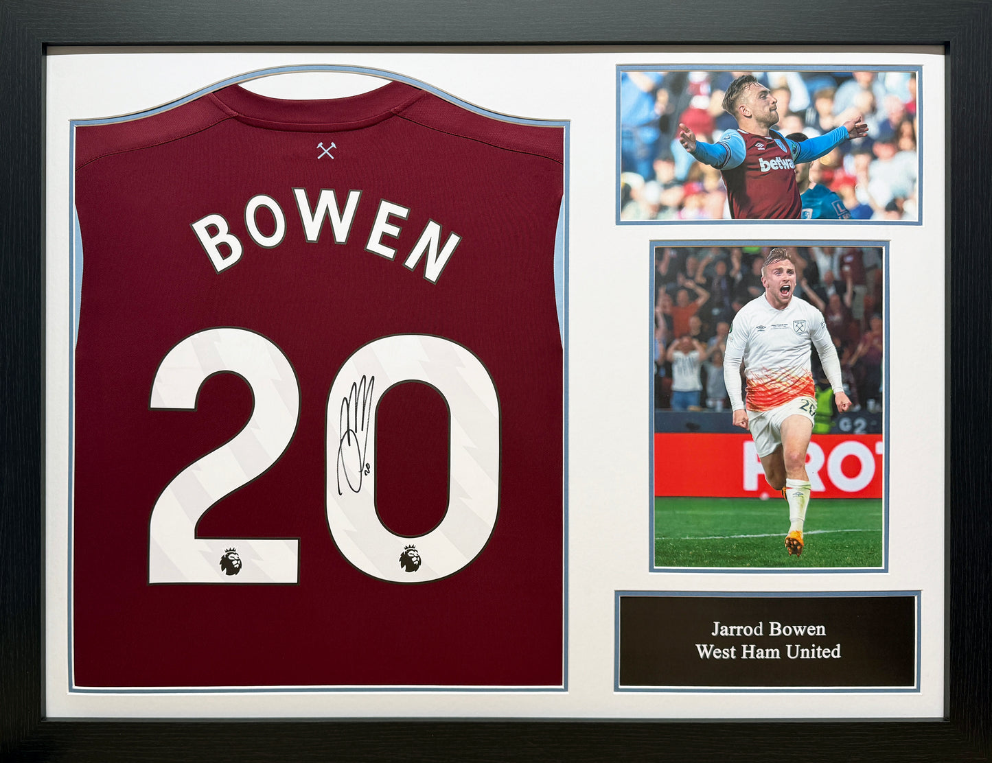Jarrod Bowen signed 2023/24 West Ham United shirt