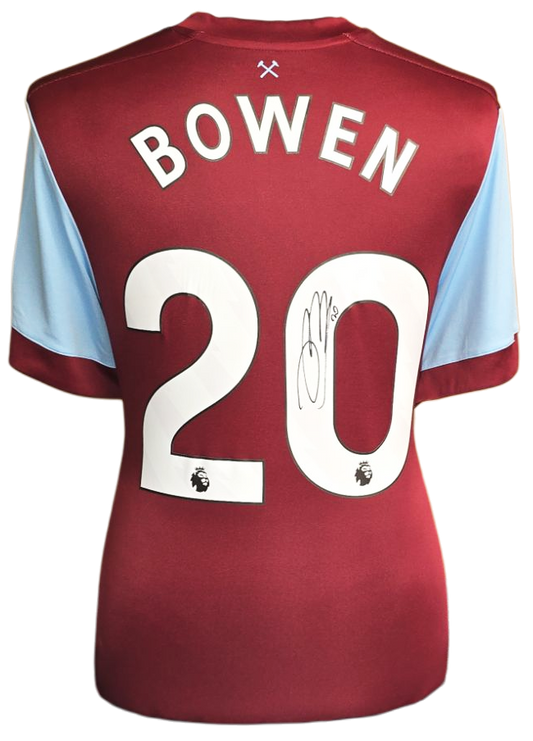 Jarrod Bowen signed 2023/24 West Ham United shirt