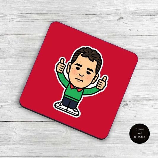 Brian Clough Manchester United Coaster