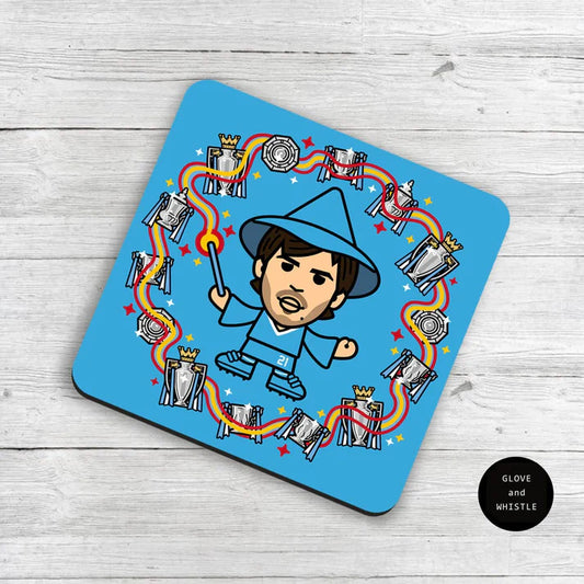 David Silva Man City Coaster