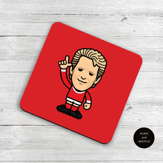 Dennis Law Manchester United Coaster