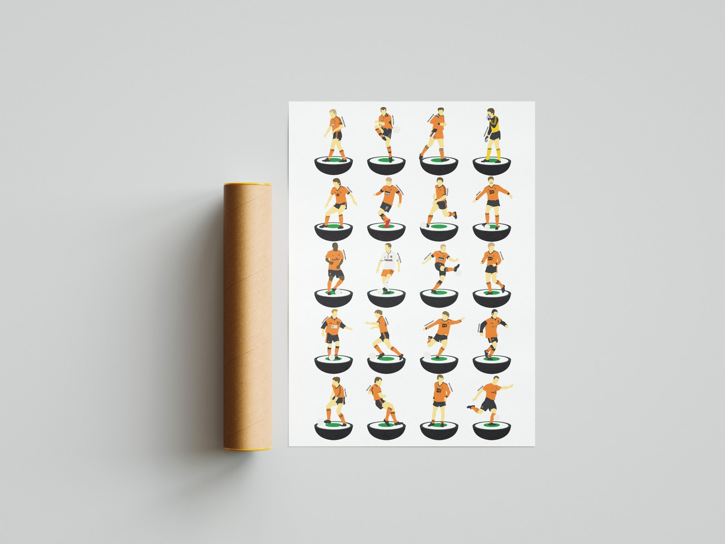 Dundee United A3 Subbuteo Print