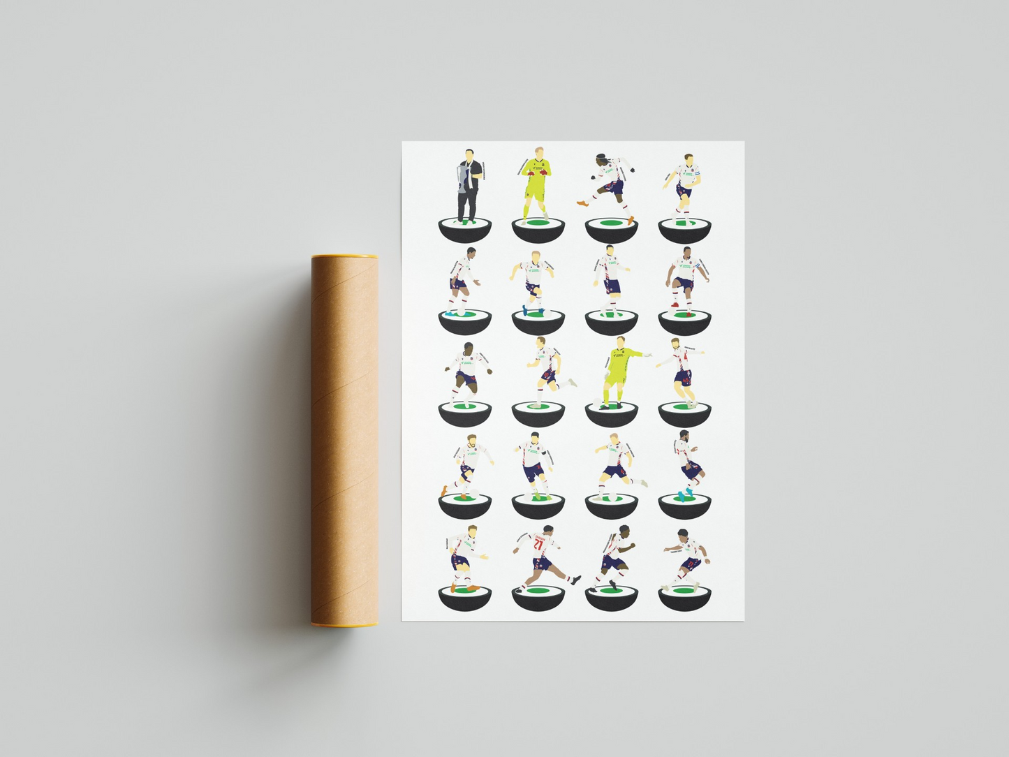 Bolton Wanderers 2026 Promotion Subbuteo Print