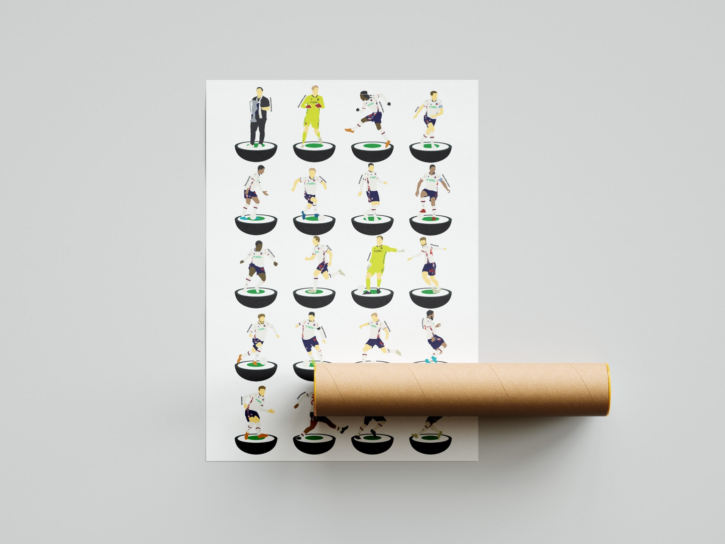 Bolton Wanderers 2026 Promotion Subbuteo Print