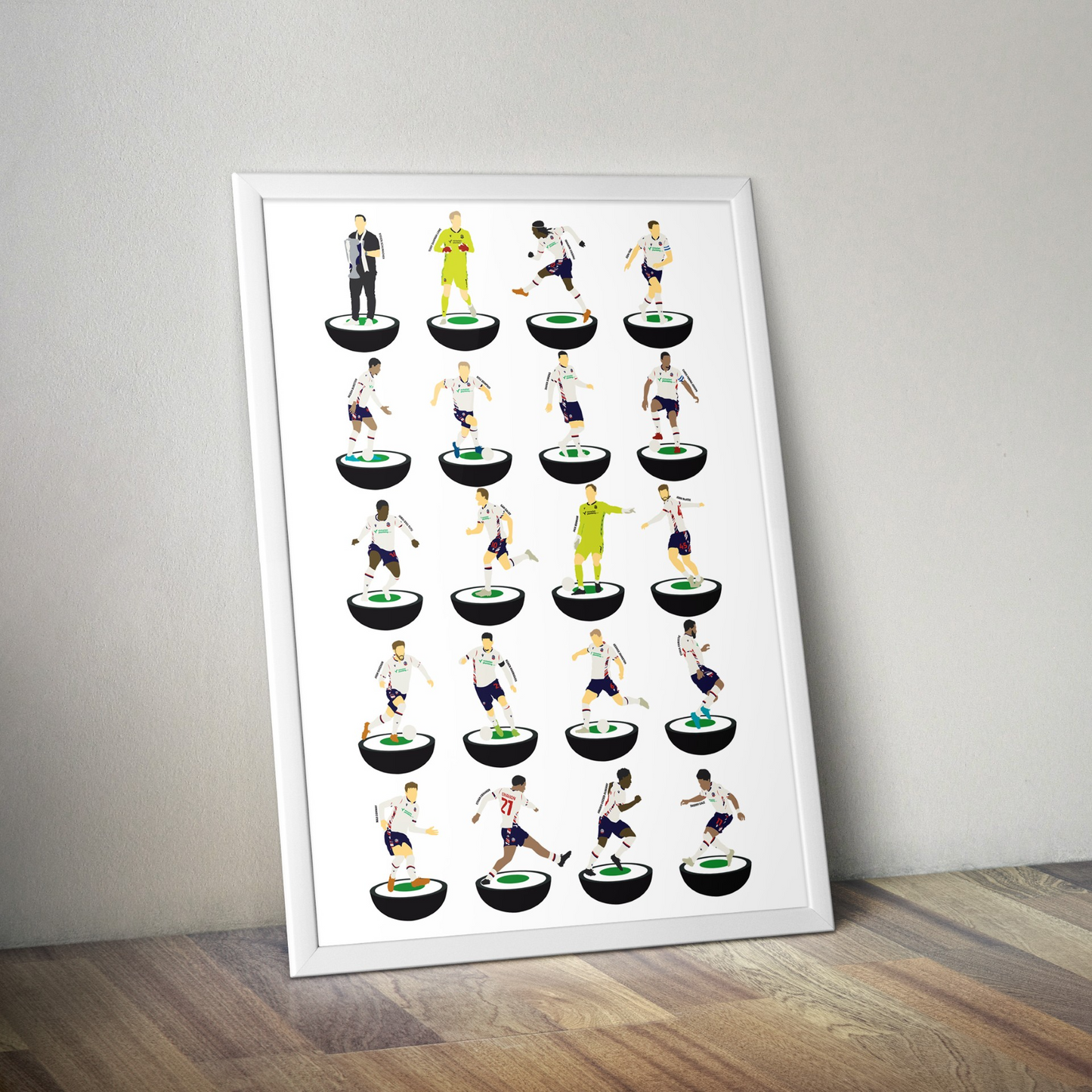 Bolton Wanderers 2026 Promotion Subbuteo Print