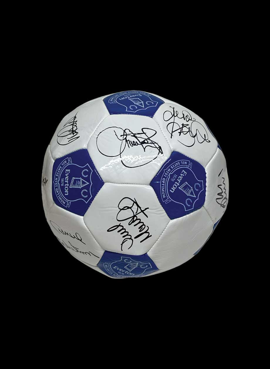 Everton Ball Signed By 12