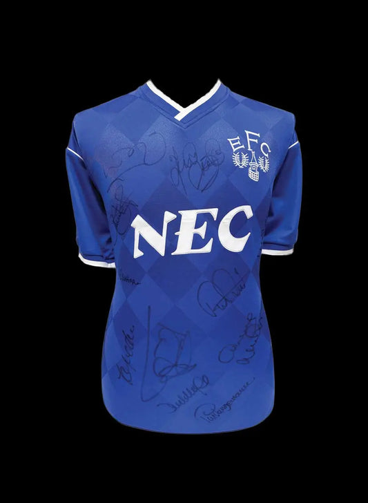 Everton 1987 Shirt Signed by 12
