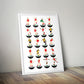 Arsenal 90's Subbuteo Print