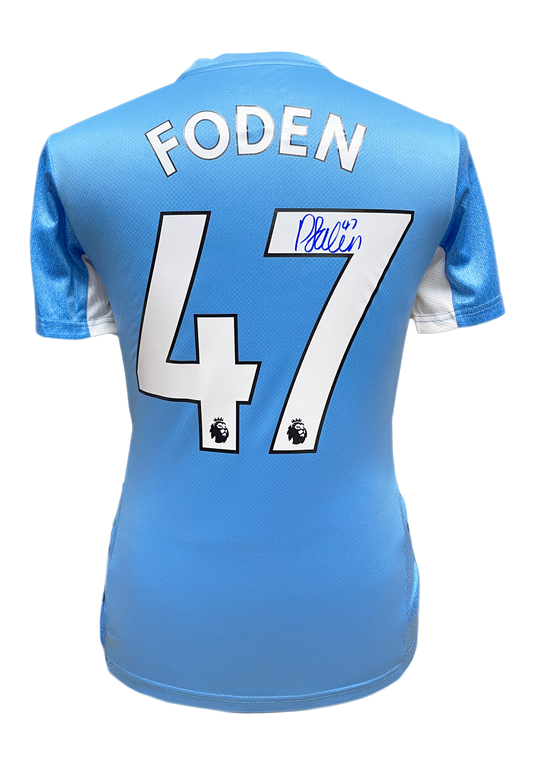 Phil Foden Manchester City Signed Shirt