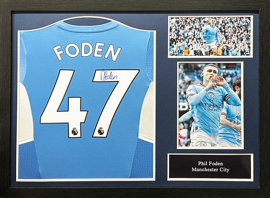 Phil Foden Manchester City Signed Shirt
