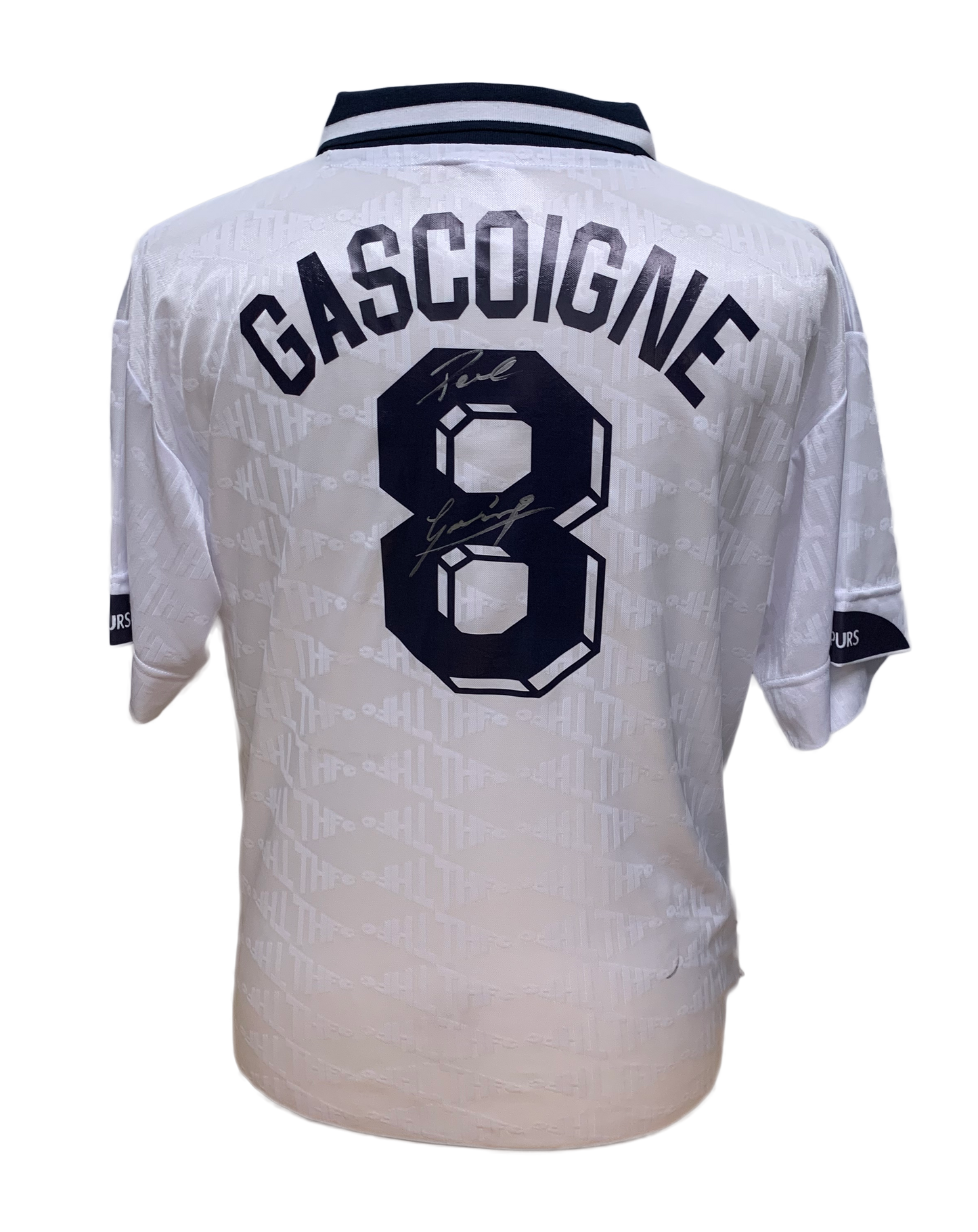 Paul “Gazza” Gascoigne Spurs Signed Tottenham 1991 FA Cup Final Shirt