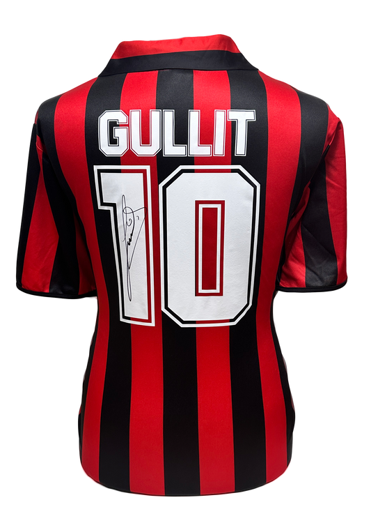 Ruud Gullit Signed AC Milan Shirt