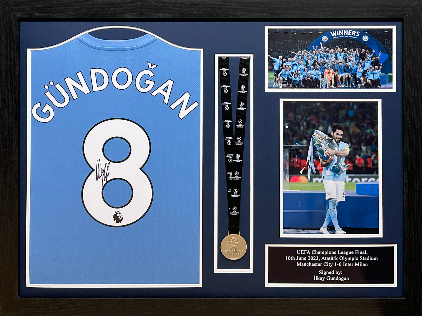 Ilkay Gundogan Signed Manchester City Shirt