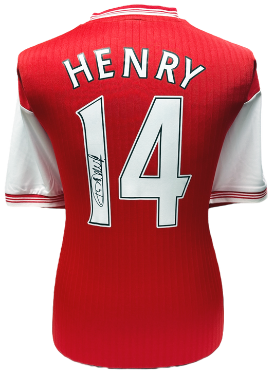 Thierry Henry Signed Arsenal Shirt