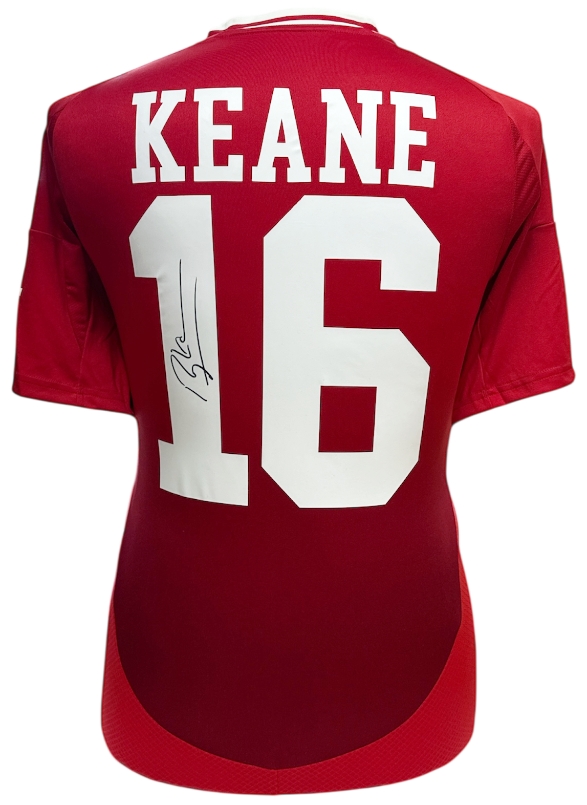 Roy Keane Signed Manchester United Shirt